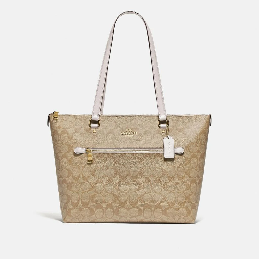 Coach Outlet Coach Outlet Gallery Tote In Signature Canvas 4