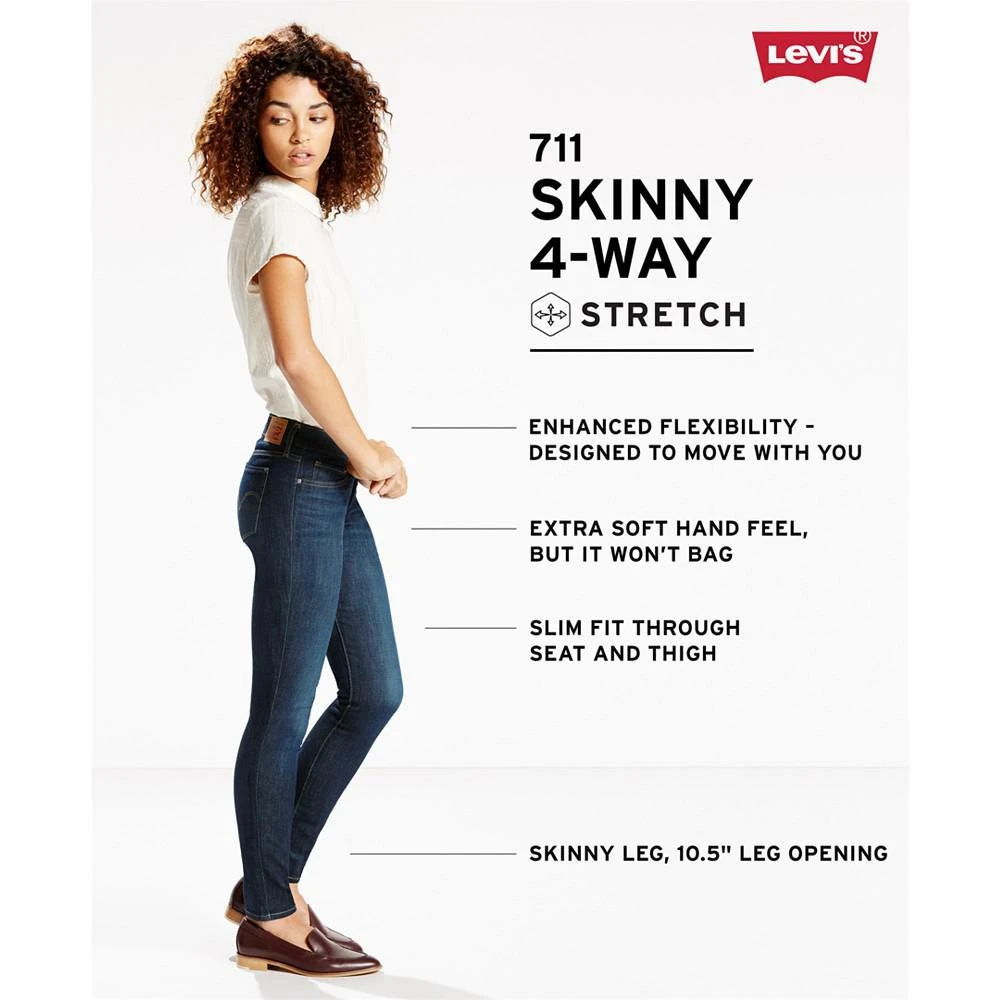 商品Levi's|® 711 紧身牛仔裤,价格¥337,第4张图片详细描述