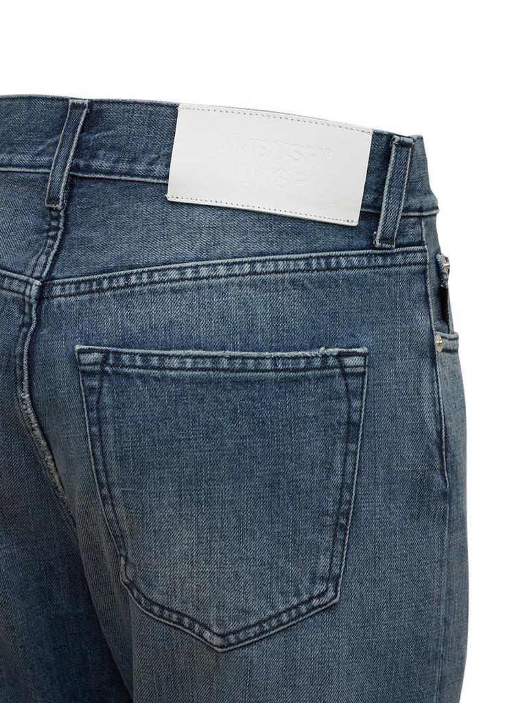 Relaxed Fit Cotton Denim Jeans商品第7张图片规格展示