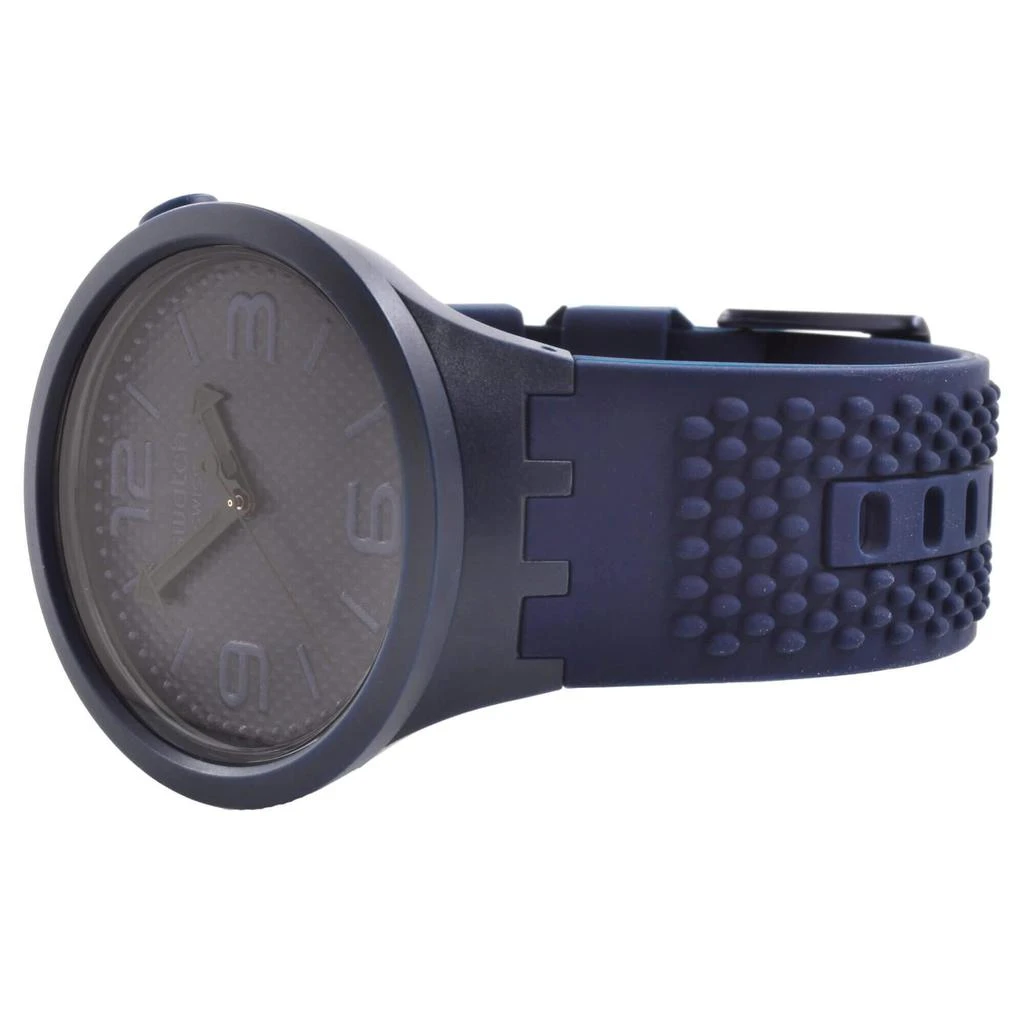 商品Swatch|Swatch Men's Watch - Big Bold Bbnavy Swiss Quartz Blue Dial Rubber Strap | SO27N100,价格¥636,第2张图片详细描述