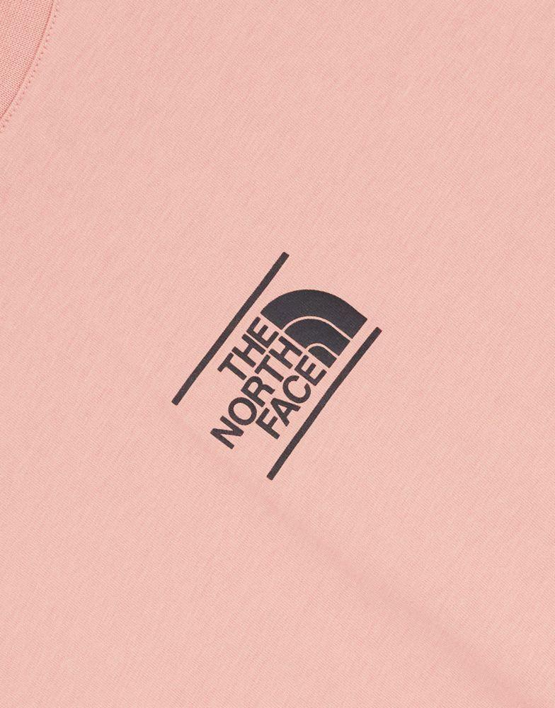 The North Face Dome at Center cropped t-shirt in pink Exclusive at ASOS商品第3张图片规格展示
