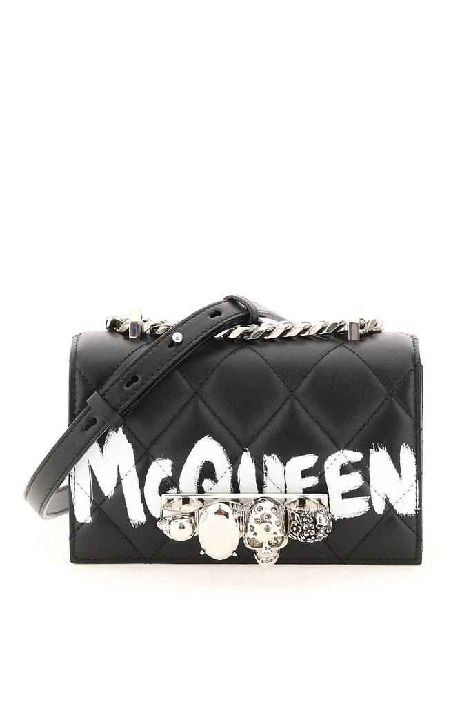 商品Alexander McQueen|Alexander McQueen Mini Jewelled Satchel Bag,价格¥8987,第1张图片