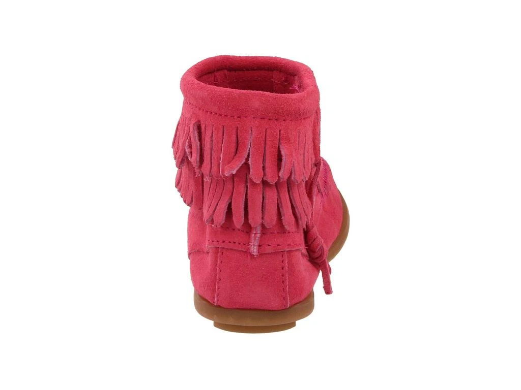 商品Minnetonka|Side Zip Double Fringe (Toddler/Little Kid/Big Kid),价格¥372,第5张图片详细描述