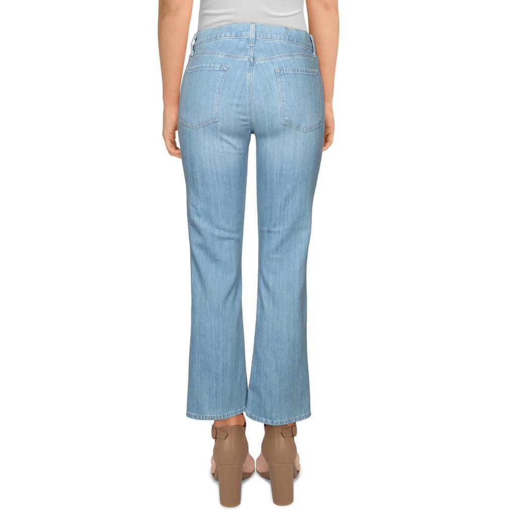 商品J Brand|J Brand Womens Selena Mid-Rise Flare Cropped Jeans,价格¥125,第4张图片详细描述
