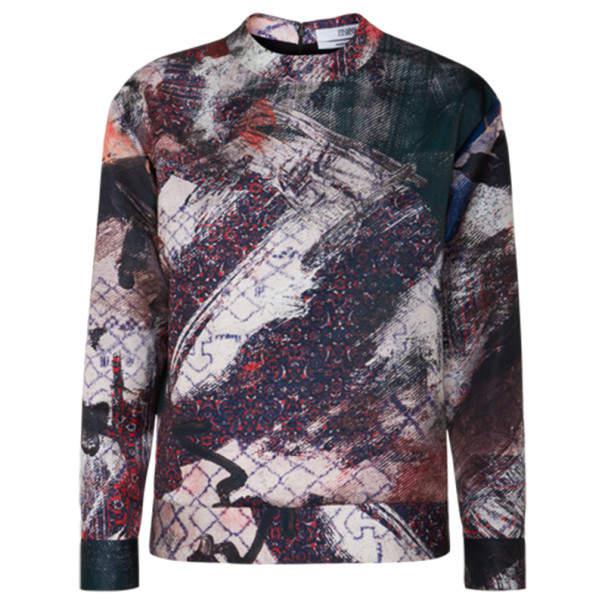 Prabal Gurung Printed Satin Sweatshirt M商品第1张图片规格展示