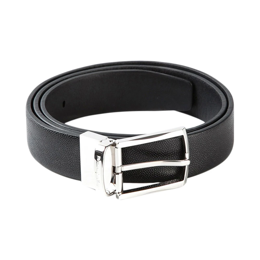 商品[国内直发] Zegna|ZEGNA 黑色男士腰带 BFADP3-9300-NER,价格¥1280,第1张图片
