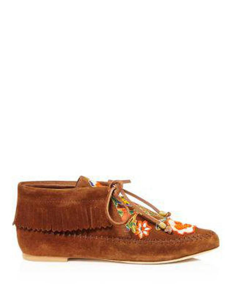 商品Tory Burch|Huntington Bead Embroidered Fringe Booties ,价格¥1309,第2张图片详细描述