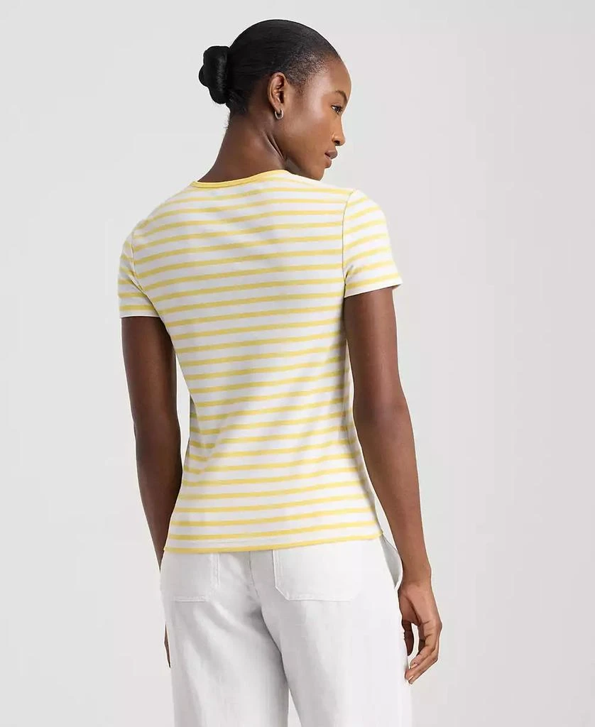 商品Ralph Lauren|Women's Striped Crewneck Tee,价格¥428,第2张图片详细描述