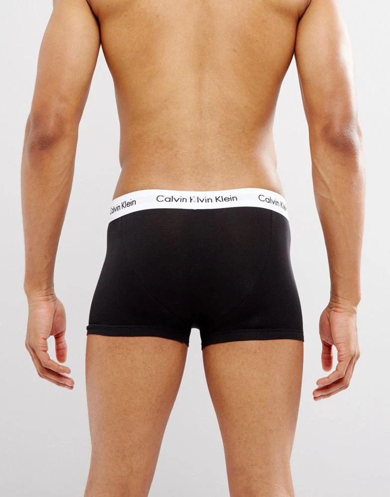 商品Calvin Klein|Calvin Klein low rise trunks 3 pack in cotton stretch,价格¥402,第2张图片详细描述