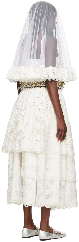 商品CHOPOVA LOWENA|SSENSE Exclusive White Beaded Carabiner Maxi Dress,价格¥26820,第3张图片详细描述