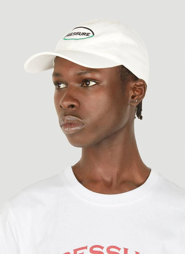 商品Pressure|Embroidered Logo Cap in White,价格¥292,第2张图片详细描述