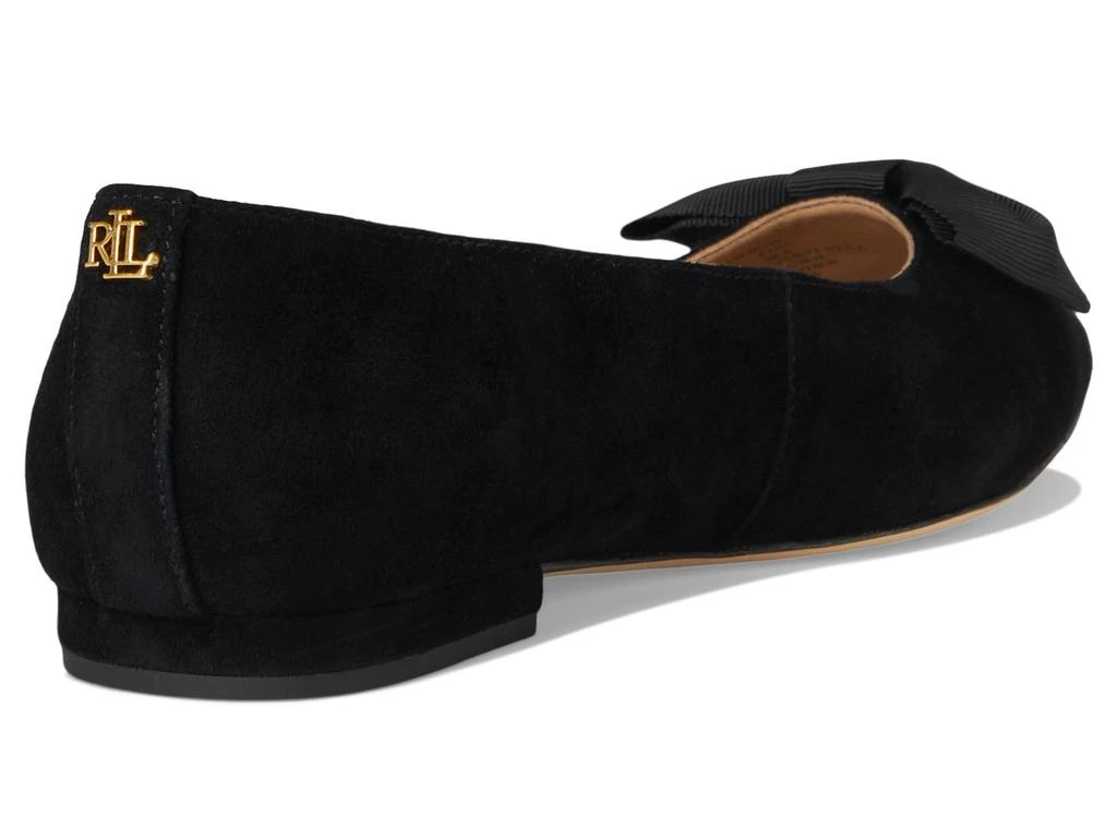 商品Ralph Lauren|Londyn Bow-Trim Suede Ballet Flat,价格¥485,第5张图片详细描述