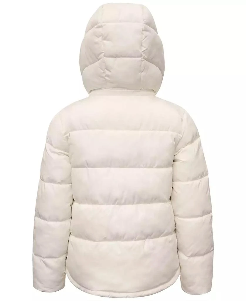 商品Michael Kors|Michael Kors Big Girls Fleece-Lined Full-Zip Hooded Puffer Jacket,价格¥498,第2张图片详细描述