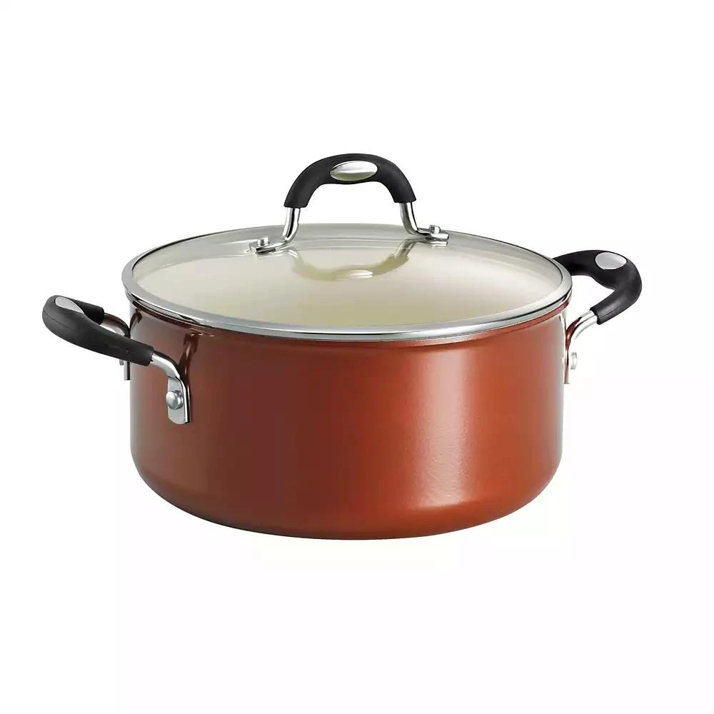 商品Tramontina|Style Ceramica Metallic Copper 5 Qt Covered Dutch Oven,价格¥371,第1张图片