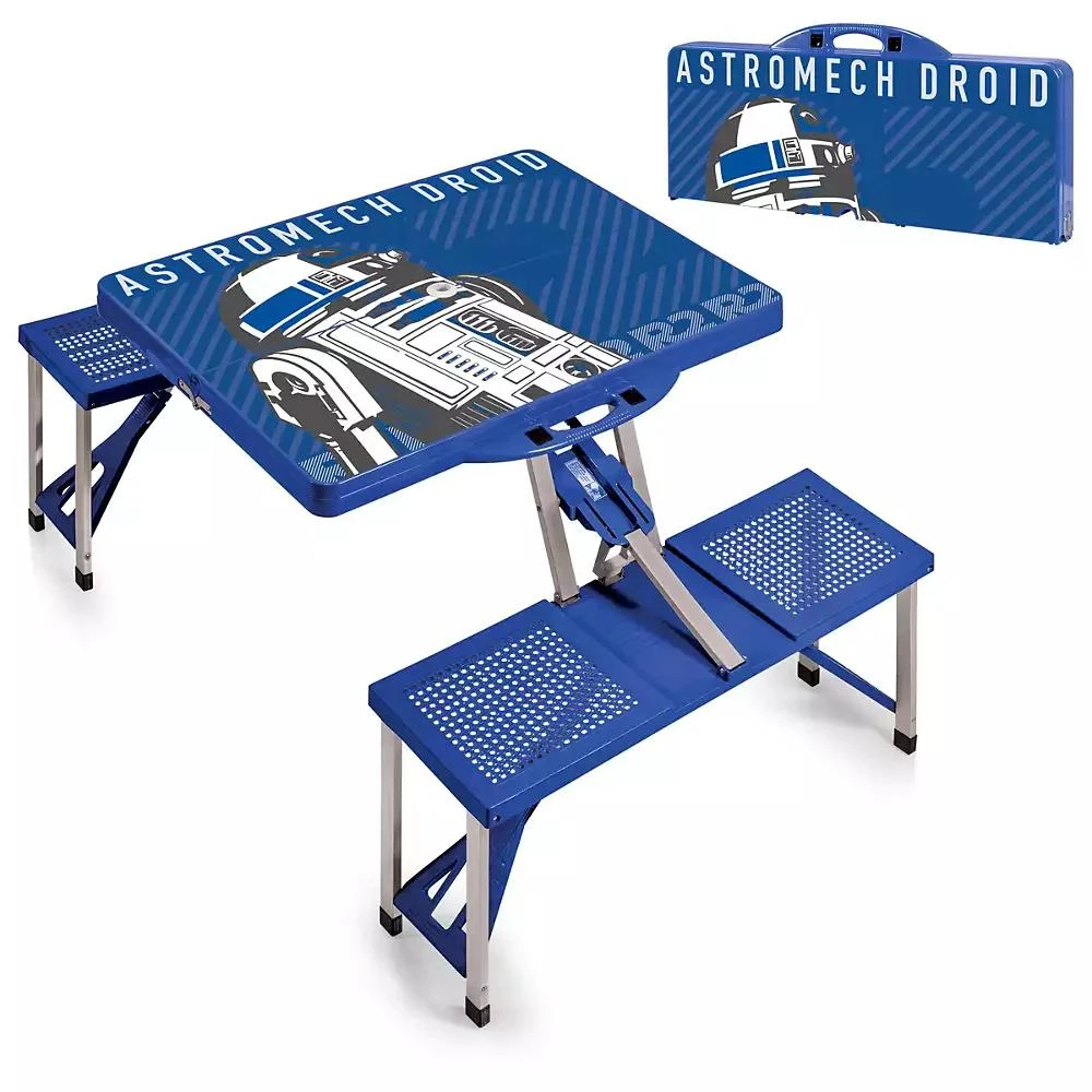 商品Picnic Time|Oniva® by Star Wars R2-D2 Picnic Table Portable Folding Table with Seats,价格¥1228,第4张图片详细描述