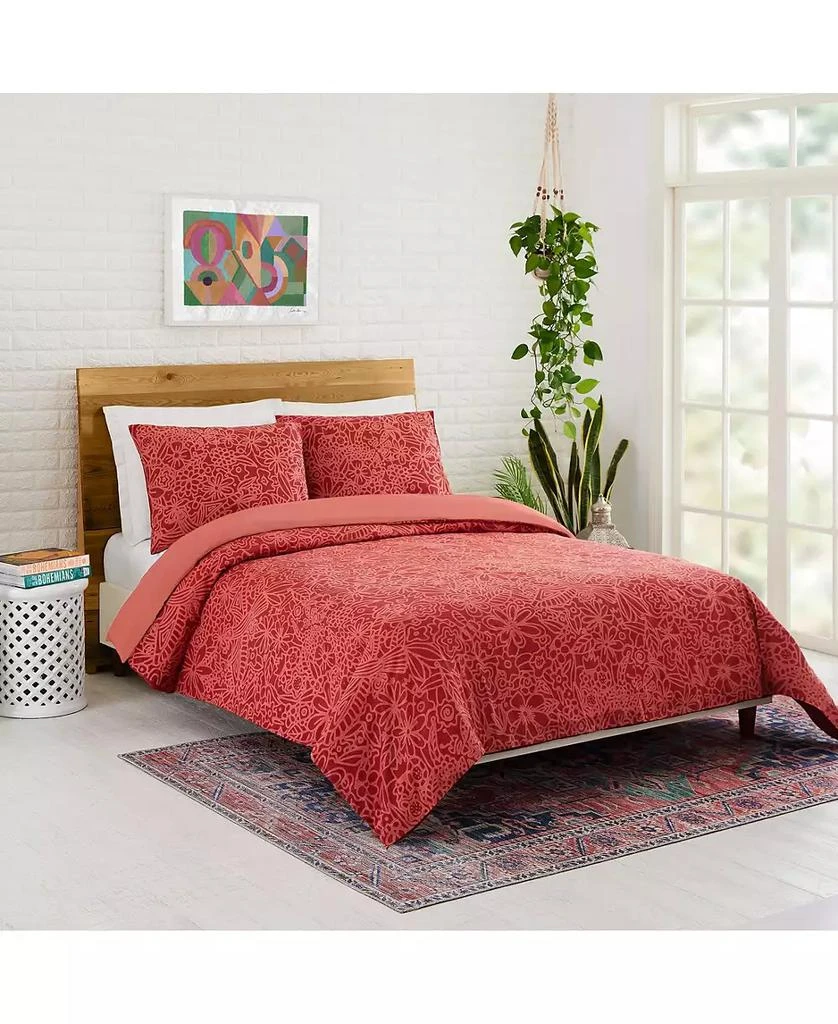 商品Justina Blakeney|Birds and Bee Sateen 3-Pc Duvet Cover Set,价格¥617,第5张图片详细描述
