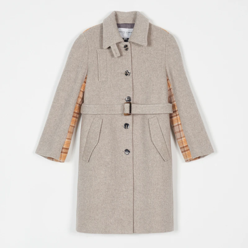 Nina ��羊毛大衣-燕麦色 | Nina Wool Coat - Oatmeal 商品