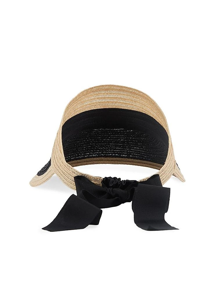 Ricky Ribbon-Accented Hemp Visor 商品