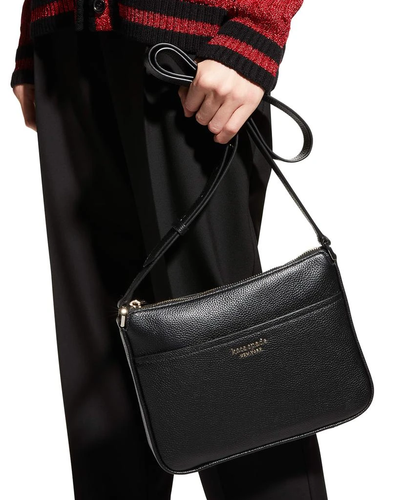 商品Kate Spade|zip leather crossbody bag,价格¥1378,第5张图片详细描述