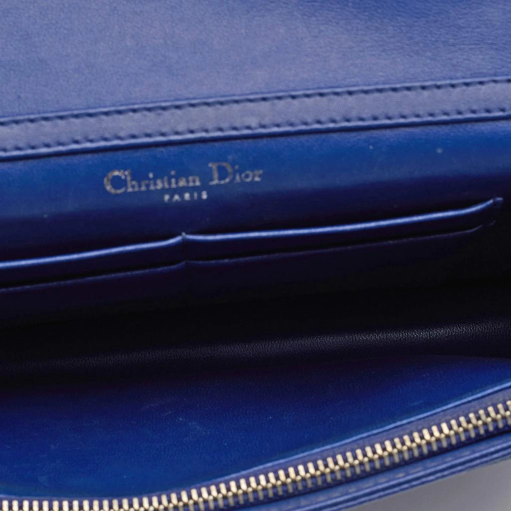 Dior Blue Leather Diorama Wallet On Chain 商品