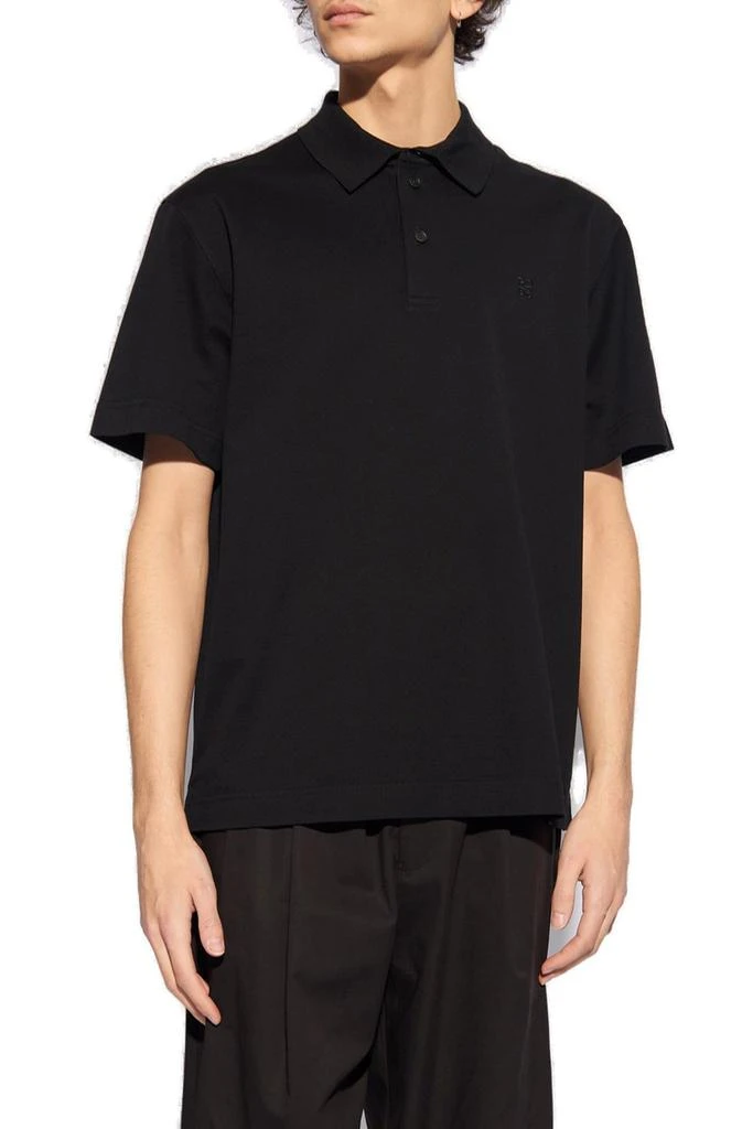 商品Givenchy|Givenchy 4G Embroidered Short-Sleeved Polo Shirt,价格¥2246,第2张图片详细描述