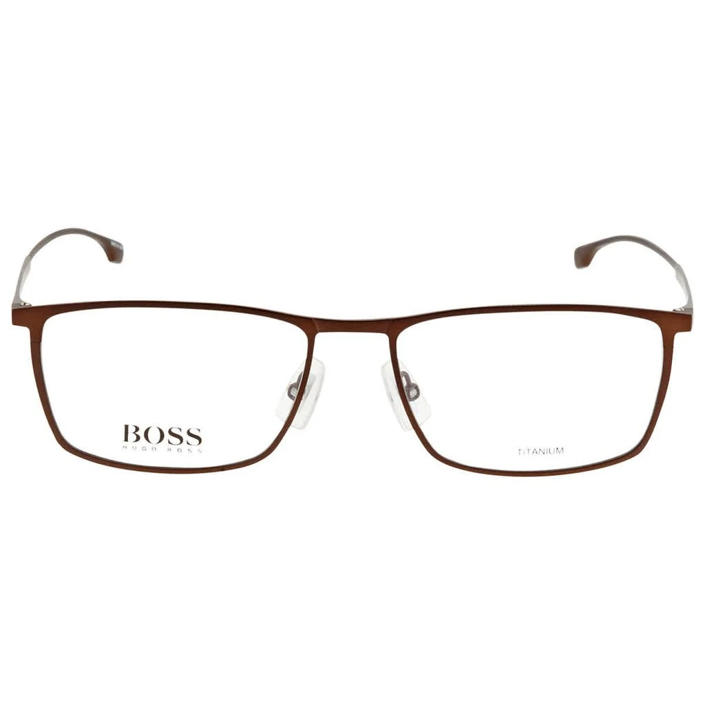 商品Hugo Boss|Hugo Boss Demo Rectangular Mens Eyeglasses BOSS 0976 04IN 55,价格¥335,第2张图片详细描述