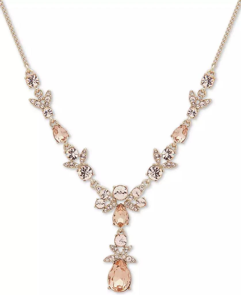 商品Givenchy|Gold-Tone Crystal Lariat Necklace, 16" + 3" extender,价格¥417,第1张图片