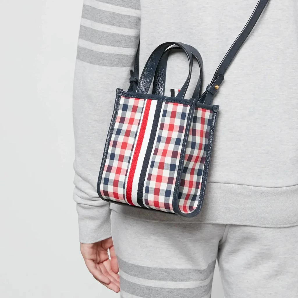 商品Thom Browne|Thom Browne Women's Mini Tote Shoulder Strap & Webbing,价格¥3568,第2张图片详细描述