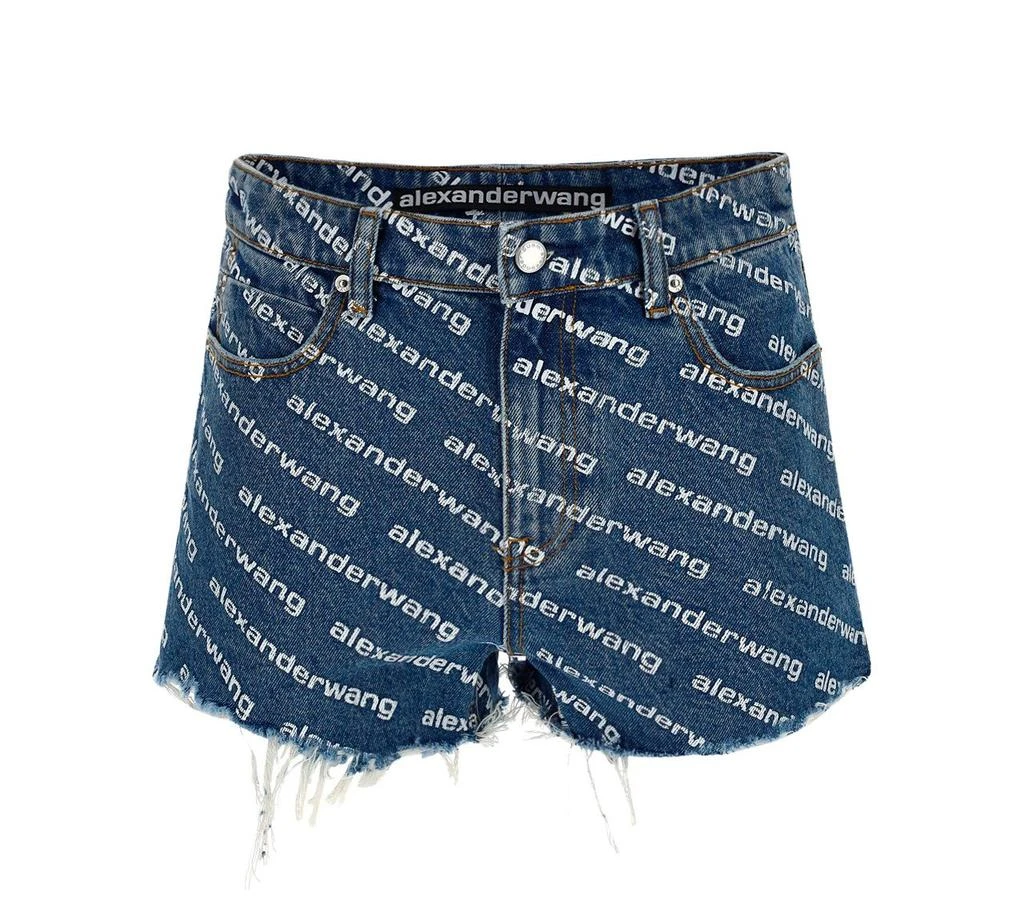 商品Alexander Wang|Alexander Wang Bite Logo Shorts,价格¥1366,第1张图片