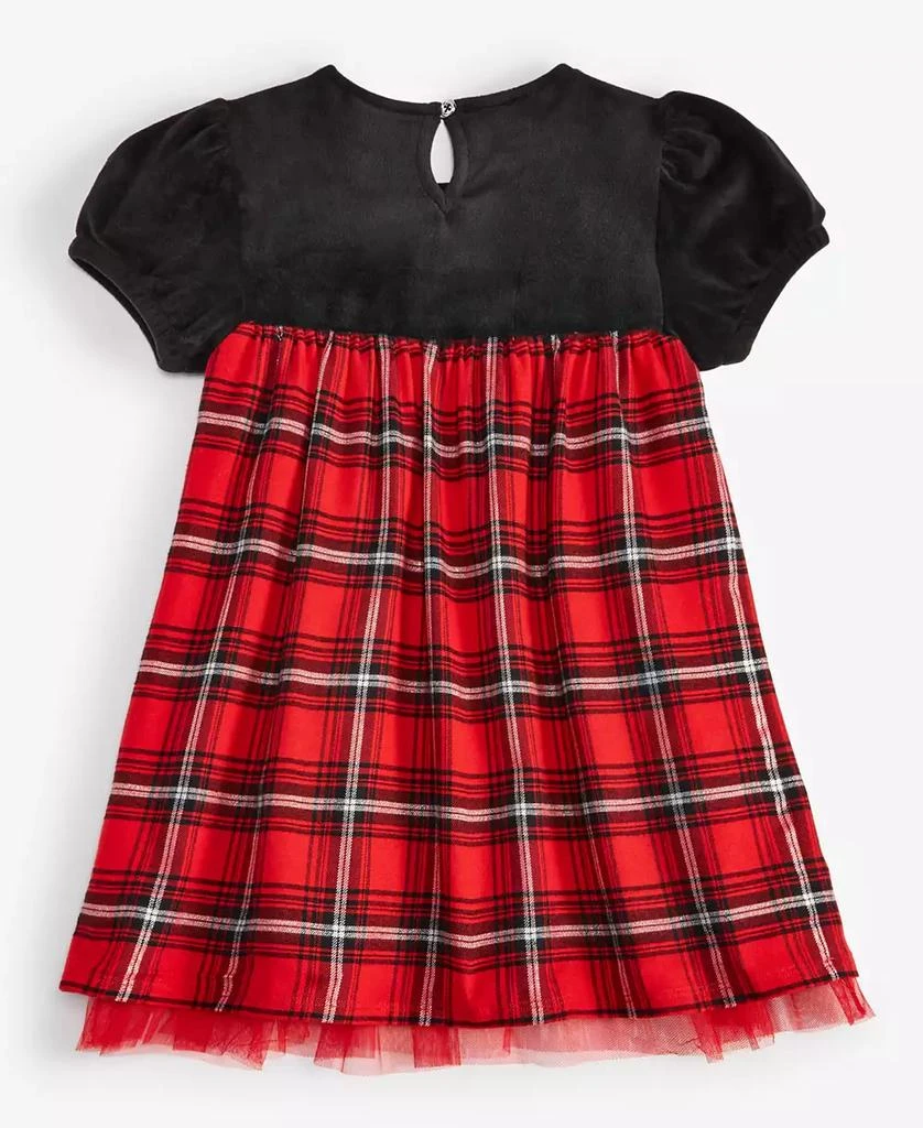 商品Epic Threads|Toddler Girls Mary Short-Sleeve Plaid Dress, Created for Macy's,价格¥108,第2张图片详细描述