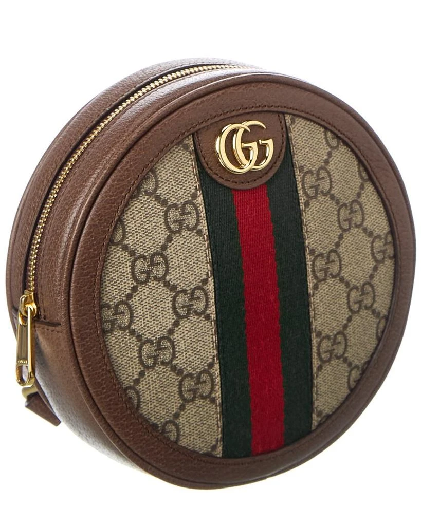 商品Gucci|Gucci GG Supreme Canvas & Leather Backpack, Brown,价格¥9060,第3张图片详细描述
