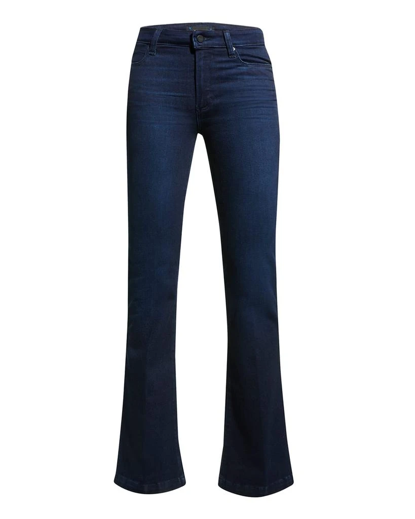 商品Paige|Genevieve Mid-Rise Flared Jeans,价格¥514,第2张图片详细描述