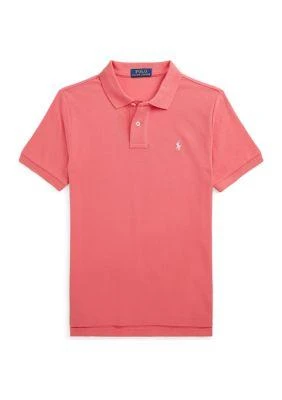 商品Ralph Lauren|Lauren Childrenswear Boys 8 20 The Iconic Mesh Polo Shirt,价格¥188,第1张图片