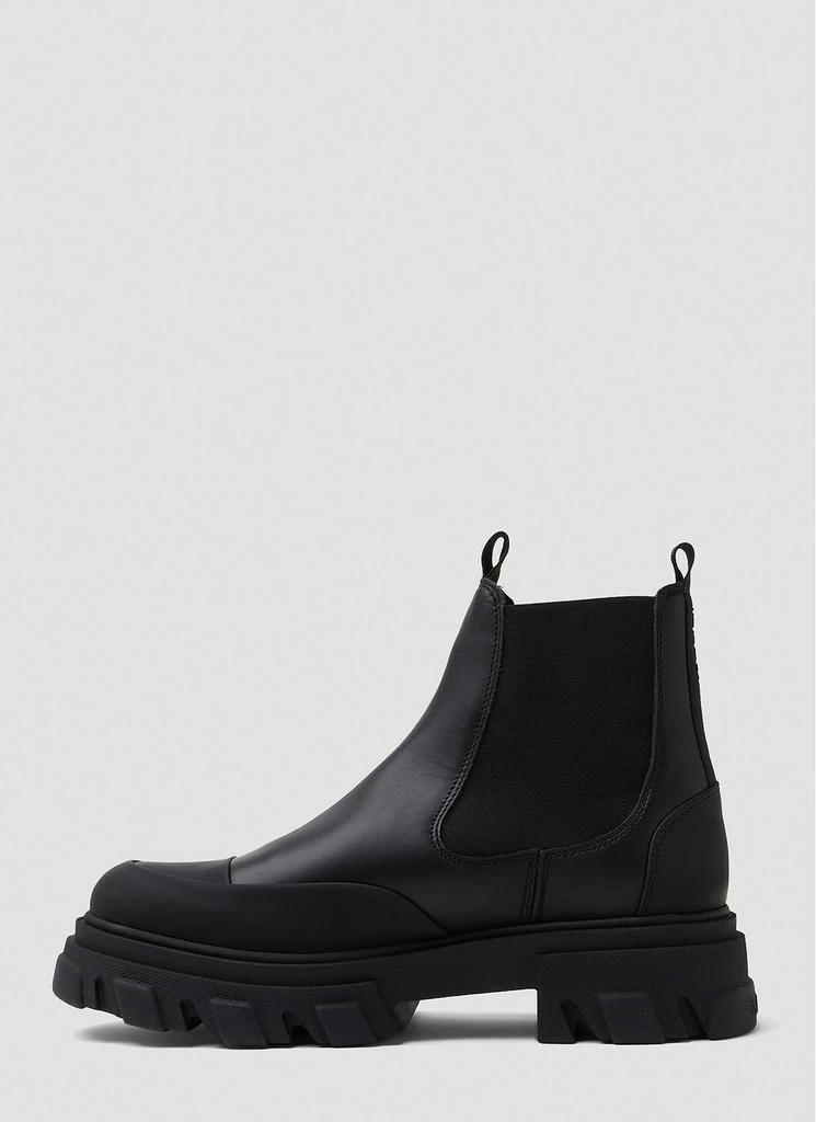 商品Ganni|Leather Chelsea Ankle Boots,价格¥1229,第3张图片详细描述