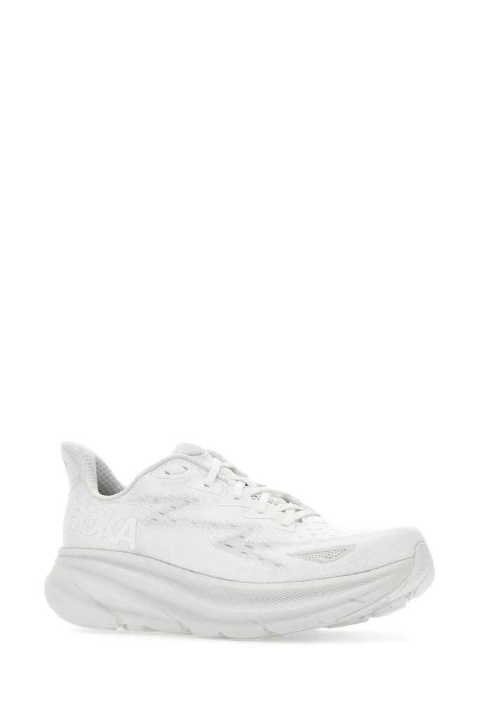 商品Hoka One One|White fabric Clifton 9 sneakers,价格¥696,第1张图片