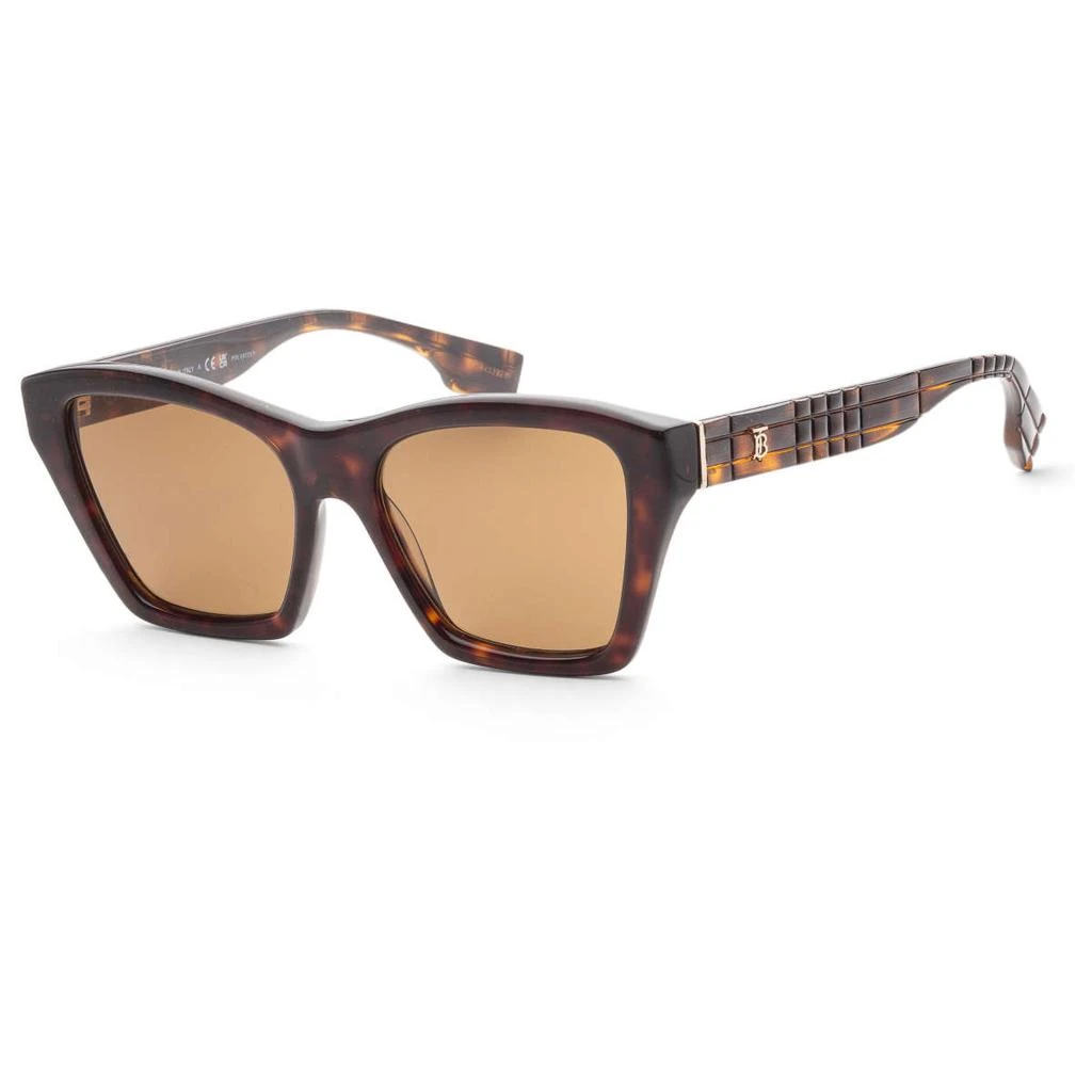 商品Burberry|Burberry Women's Brown Square Sunglasses,价格¥760,第1张图片