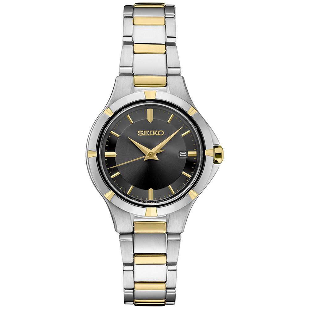 Women's Essential Two Tone Stainless Steel Bracelet Watch 27mm商品第1张图片规格展示