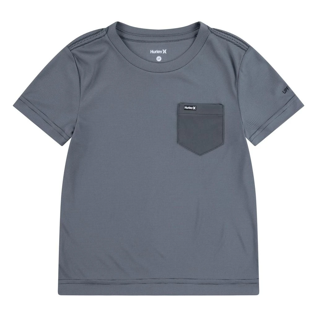 商品Hurley|One Pocket UPF Rash Guard Shirt (Little Kid),价格¥160,第1张图片