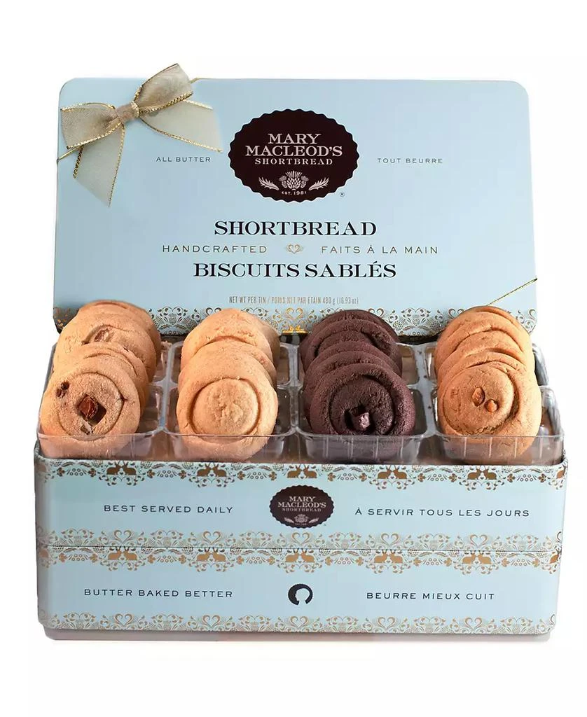 商品Mary Macleod's Shortbread|Mary Macleod's Variety Signature Cookie Tin Shortbread Cookies Gift, 48 Cookies Total,价格¥412,第1张图片