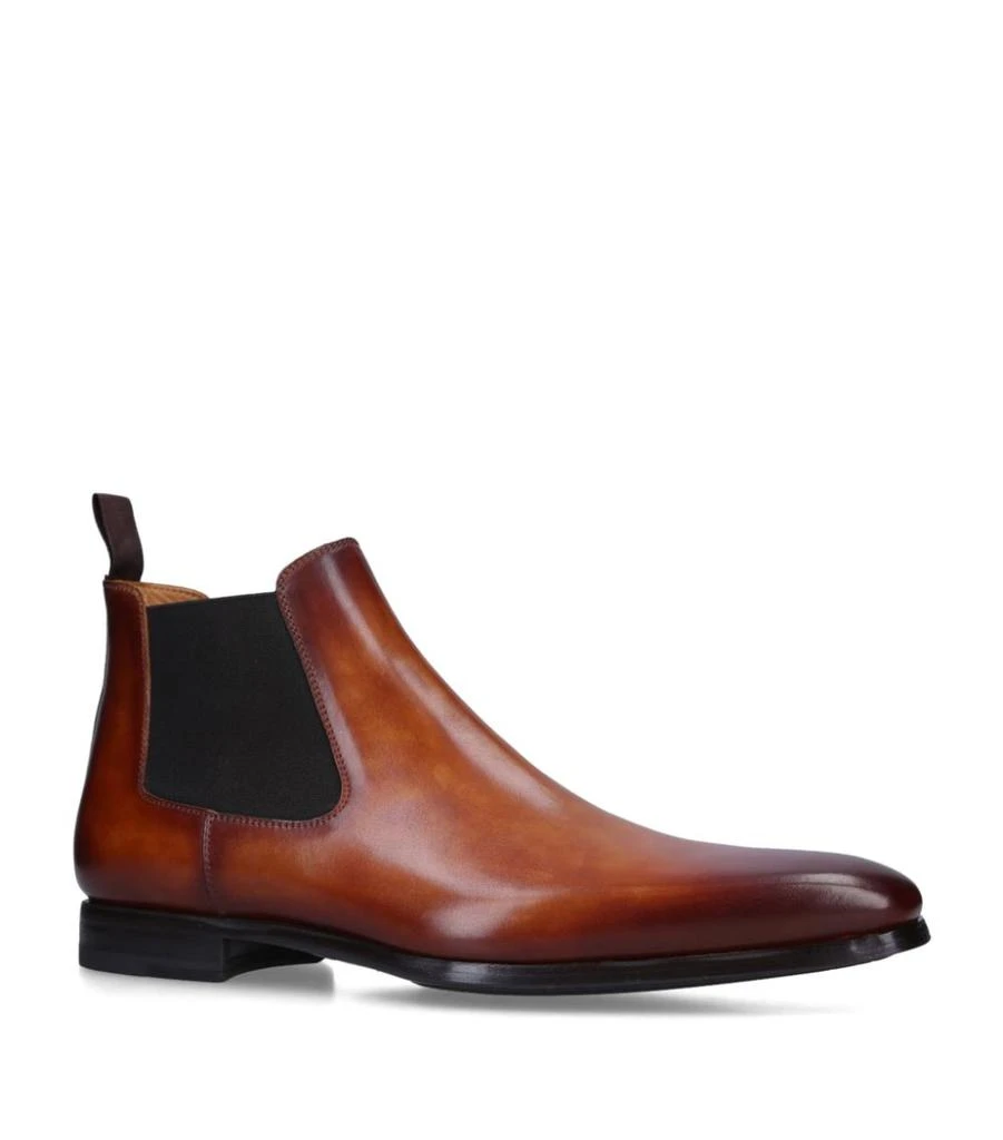 商品Magnanni|Leather Chelsea Boots,价格¥3402,第1张图片