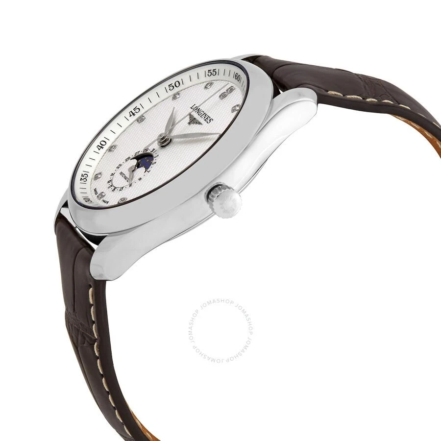 商品Longines|Master Automatic Diamond Silver Dial Men's Watch L2.909.4.77.3,价格¥17633,第2张图片详细描述