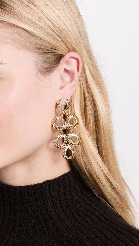 商品Shashi|SHASHI Trellis Earrings,价格¥284,第3张图片详细描述
