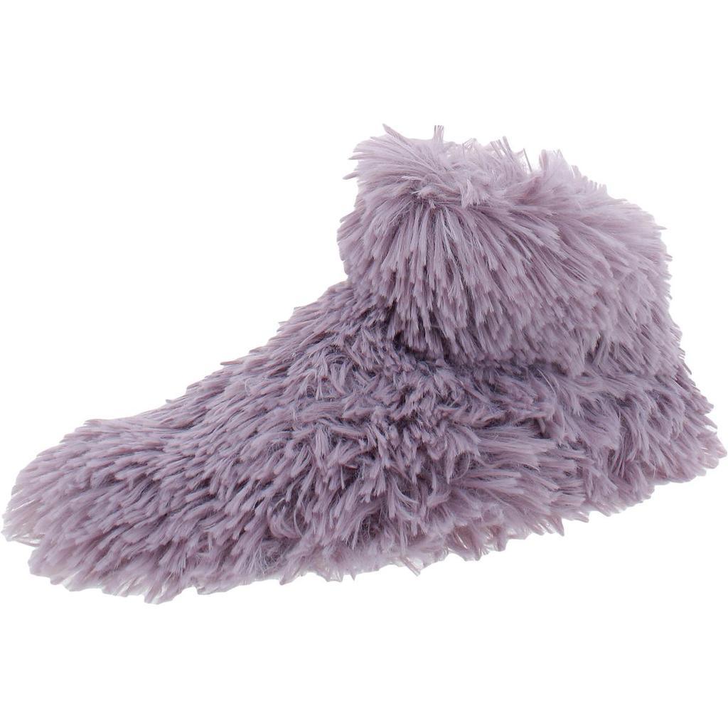 商品Nine West|Nine West Womens Fluffy Pile  Cushion Insole Indoors Bootie Slippers,价格¥67,第1张图片