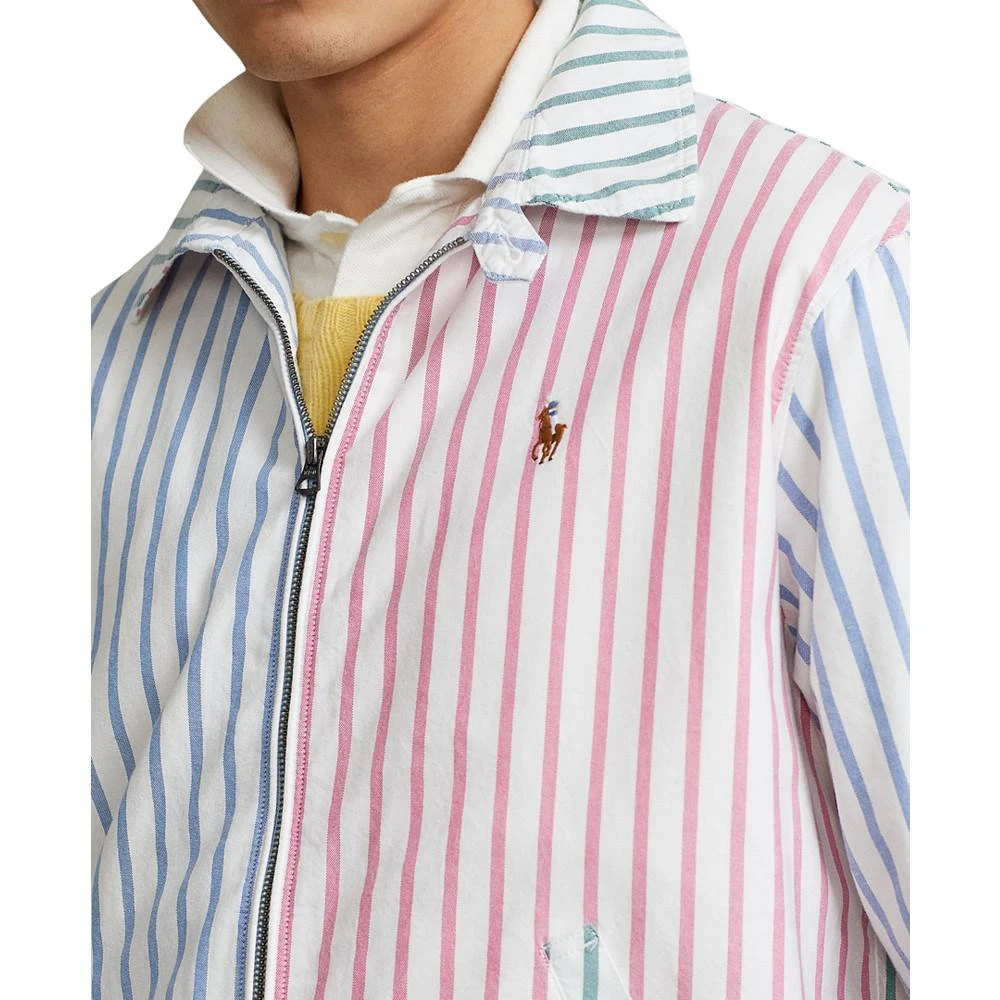 商品Ralph Lauren|Men's Bayport Striped Oxford Jacket,价格¥316,第3张图片详细描述