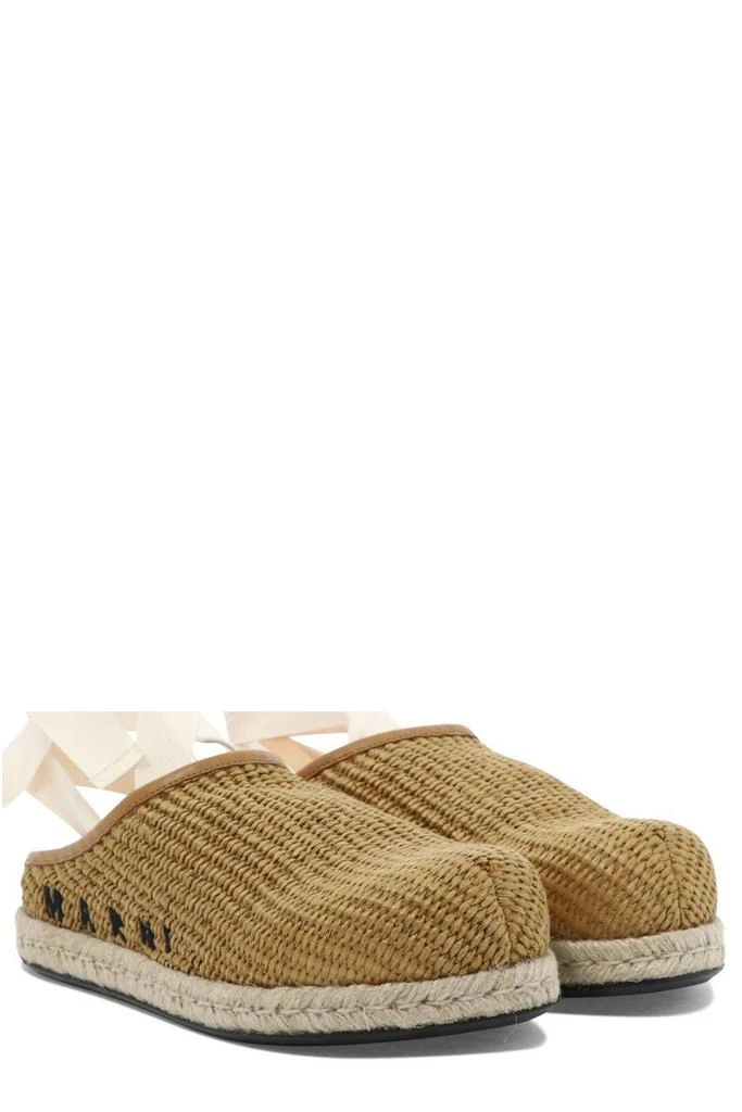 商品Marni|Marni Round Toe Ankle Strap Slippers,价格¥2806,第3张图片详细描述