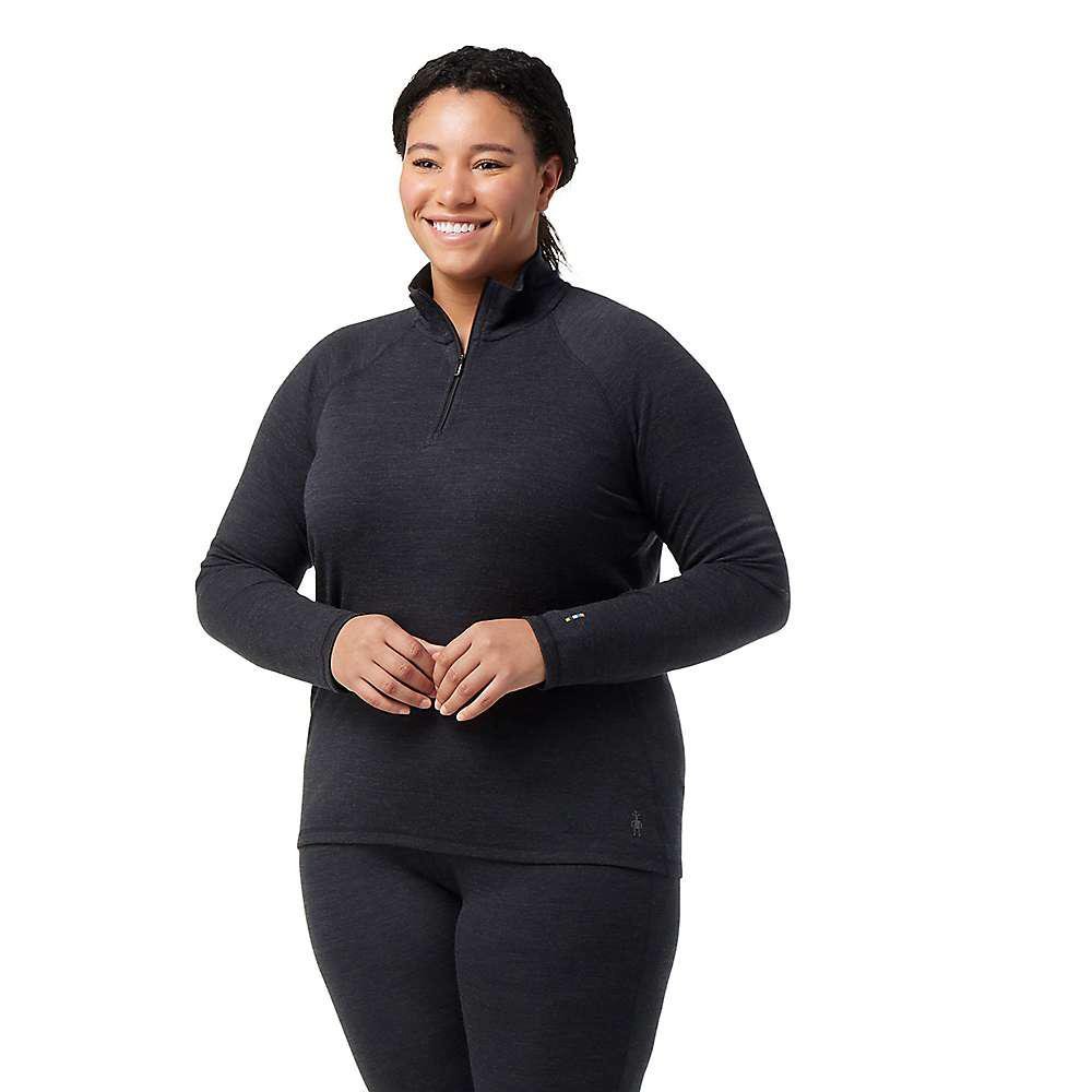 Smartwool Women's Classic Thermal Merino Base Layer 1/4 Zip Top - Plus商品第1张图片规格展示