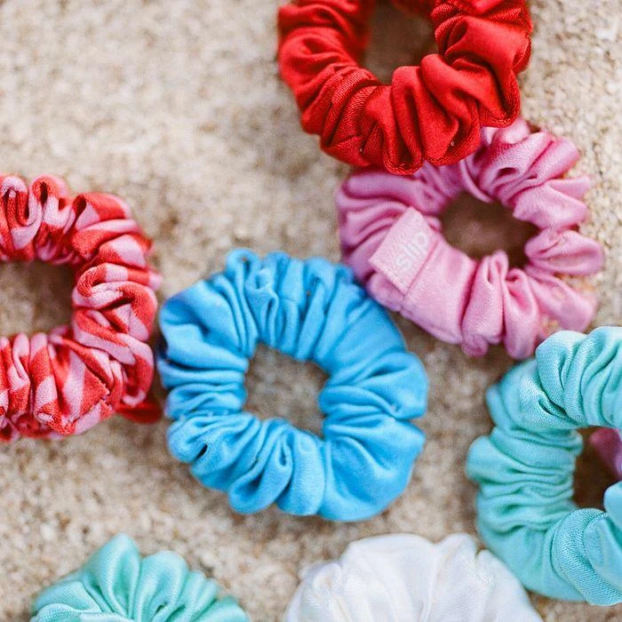 商品Slip|silk Pure Silk Minnie Scrunchies, Set of 12,价格¥340,第4张图片详细描述