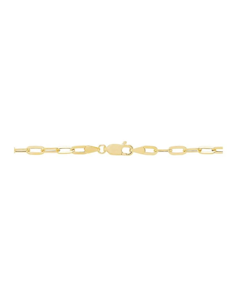 Flat Paperlink Chain Necklace in 14K Yellow Gold, 18" - Exclusive 商品