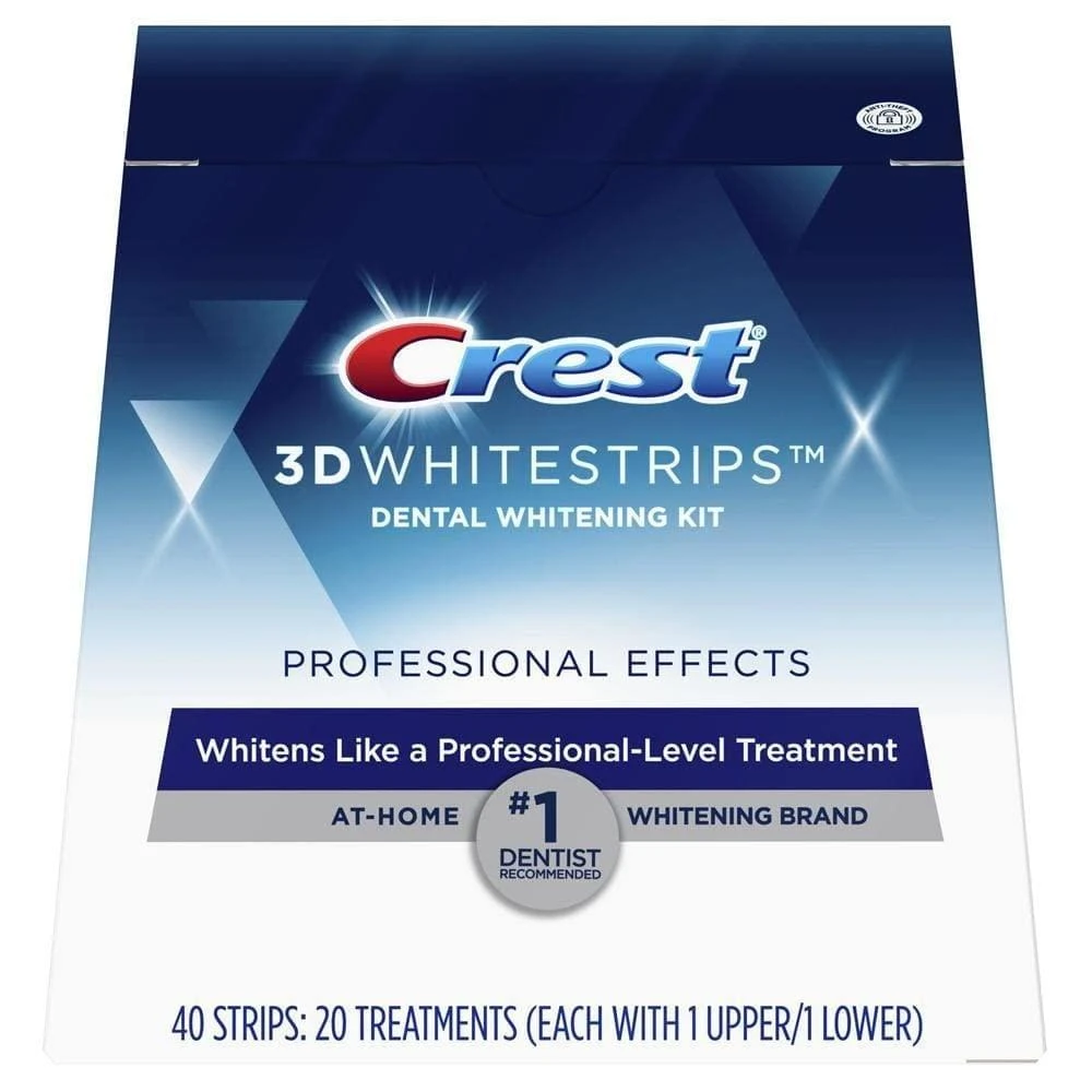 商品Crest|Crest 3D White Whitestrips Professional Effects, 40 count,价格¥249,第2张图片详细描述