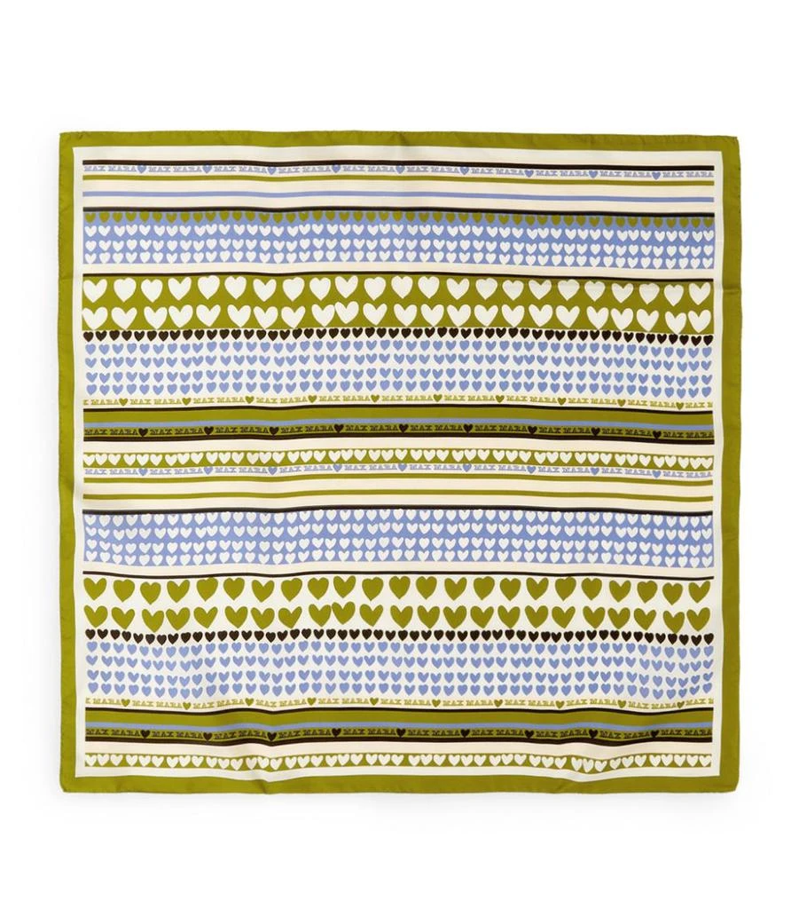商品Max Mara|Silk Heart Scarf,价格¥2008,第3张图片详细描述